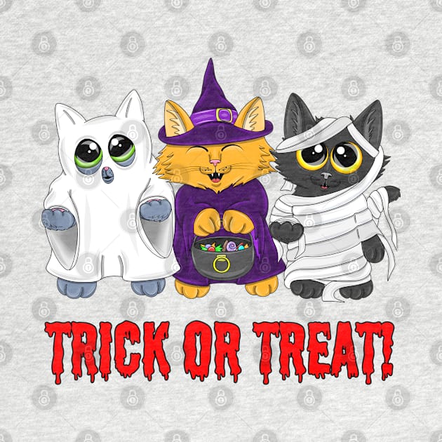 Trick or treat kittens! by MelanieJeyakkumar